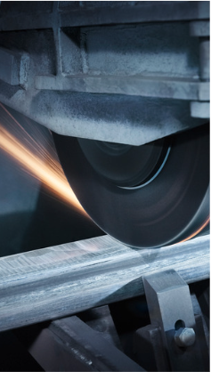 Steel grinding application